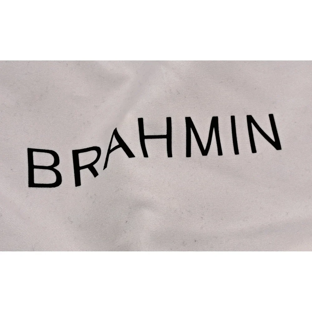 Brahmin Katie Pecan Melbourne Croc Embossed Leather Crossbody Bag Brown - Picture 15 of 16